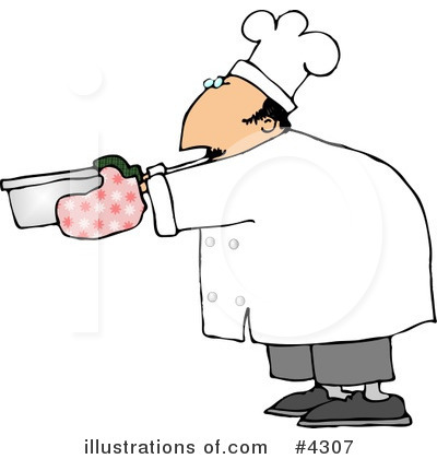 Royalty-Free (RF) Chef Clipart Illustration by djart - Stock Sample #4307
