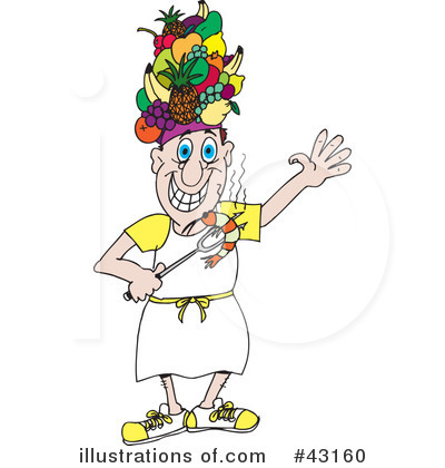Royalty-Free (RF) Chef Clipart Illustration by Dennis Holmes Designs - Stock Sample #43160