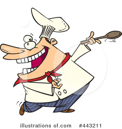 Royalty-Free (RF) Chef Clipart Illustration by toonaday - Stock Sample #443211