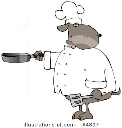 Royalty-Free (RF) Chef Clipart Illustration by djart - Stock Sample #4897