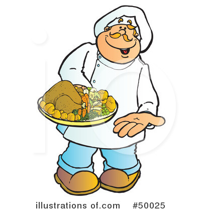 Royalty-Free (RF) Chef Clipart Illustration by Snowy - Stock Sample #50025