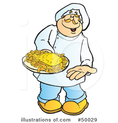 Royalty-Free (RF) Chef Clipart Illustration by Snowy - Stock Sample #50029