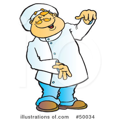 Royalty-Free (RF) Chef Clipart Illustration by Snowy - Stock Sample #50034