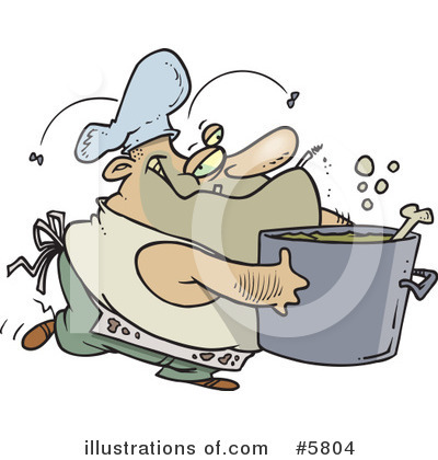 Cook Clipart #5804 by toonaday