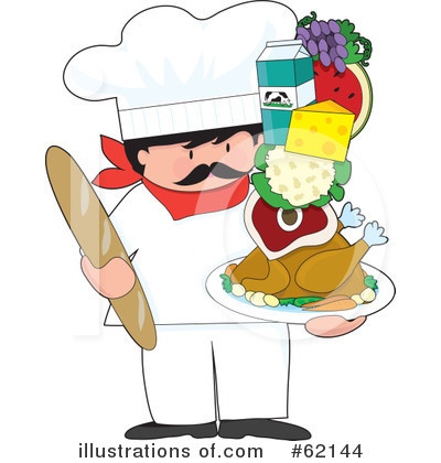 Royalty-Free (RF) Chef Clipart Illustration by Maria Bell - Stock Sample #62144