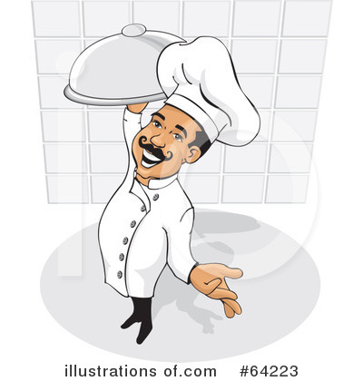 Royalty-Free (RF) Chef Clipart Illustration by David Rey - Stock Sample #64223