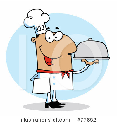 Royalty-Free (RF) Chef Clipart Illustration by Hit Toon - Stock Sample #77852