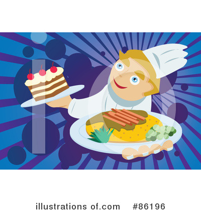 Royalty-Free (RF) Chef Clipart Illustration by mayawizard101 - Stock Sample #86196