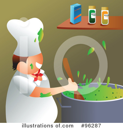 Royalty-Free (RF) Chef Clipart Illustration by Prawny - Stock Sample #96287