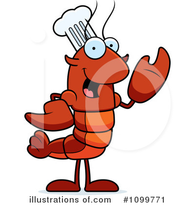 Crayfish Clipart #1099771 by Cory Thoman