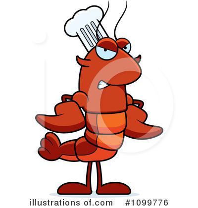 Crayfish Clipart #1099776 by Cory Thoman