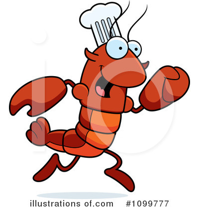 Crayfish Clipart #1099777 by Cory Thoman