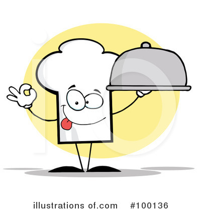 Royalty-Free (RF) Chef Hat Clipart Illustration by Hit Toon - Stock Sample #100136