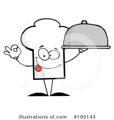 Royalty-Free (RF) Chef Hat Clipart Illustration by Hit Toon - Stock Sample #100143