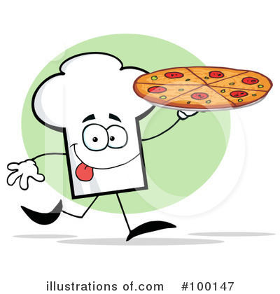Royalty-Free (RF) Chef Hat Clipart Illustration by Hit Toon - Stock Sample #100147