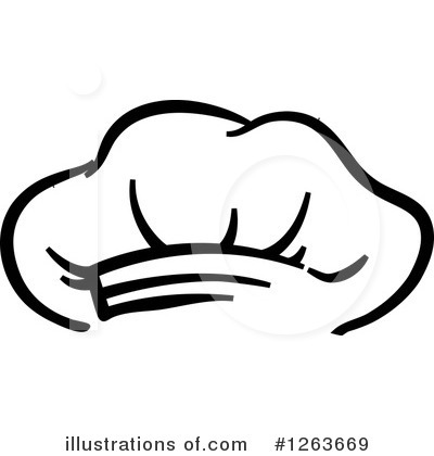 Royalty-Free (RF) Chef Hat Clipart Illustration by Vector Tradition SM - Stock Sample #1263669