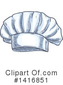 Chef Hat Clipart #1416851 by Vector Tradition SM