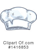 Chef Hat Clipart #1416853 by Vector Tradition SM