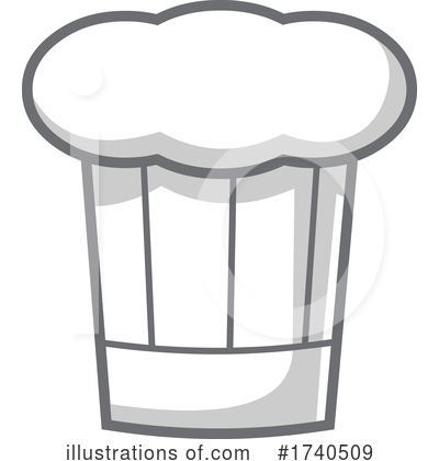 Royalty-Free (RF) Chef Hat Clipart Illustration by Hit Toon - Stock Sample #1740509