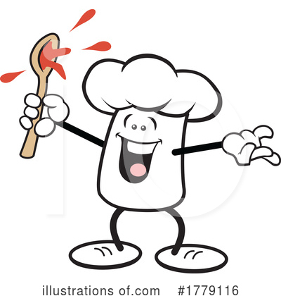 Chef Hat Mascot Clipart #1779116 by Johnny Sajem