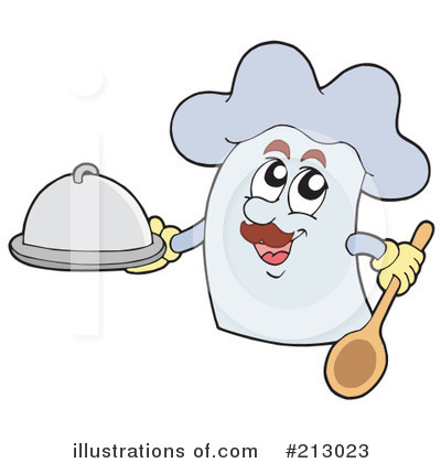 Royalty-Free (RF) Chef Hat Clipart Illustration by visekart - Stock Sample #213023