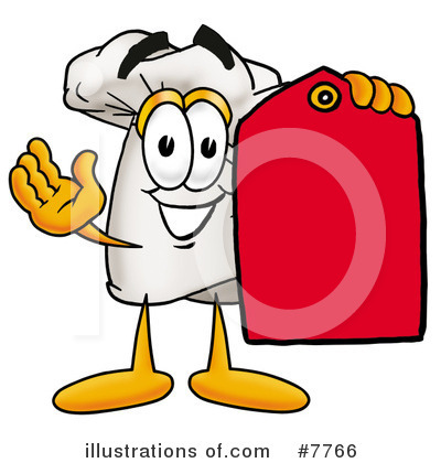 Royalty-Free (RF) Chef Hat Clipart Illustration by Mascot Junction - Stock Sample #7766