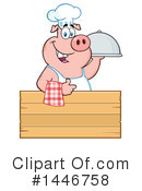Chef Pig Clipart #1446758 by Hit Toon