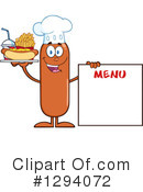 Chef Sausage Clipart #1294072 by Hit Toon