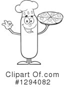 Chef Sausage Clipart #1294082 by Hit Toon