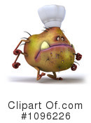 Chef Virus Clipart #1096226 by Julos