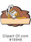 Chefs Hat Character Clipart #16946 by Mascot Junction
