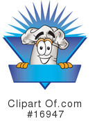 Chefs Hat Character Clipart #16947 by Mascot Junction