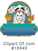 Chefs Hat Character Clipart #16949 by Mascot Junction
