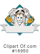 Chefs Hat Character Clipart #16950 by Mascot Junction