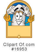 Chefs Hat Character Clipart #16953 by Mascot Junction
