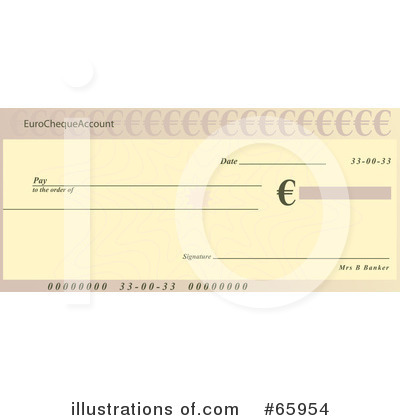 Cheque Clipart #65954 by Prawny
