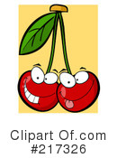 Cherries Clipart #217326 by Hit Toon