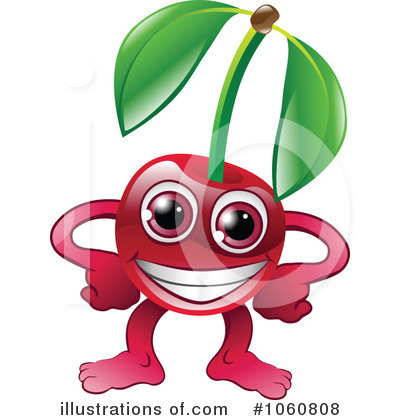 Royalty-Free (RF) Cherry Clipart Illustration by AtStockIllustration - Stock Sample #1060808