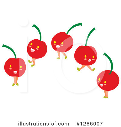 Fruit Characters Clipart #1286007 by Cherie Reve