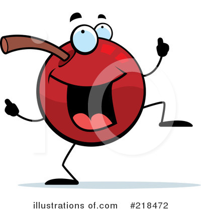 Royalty-Free (RF) Cherry Clipart Illustration by Cory Thoman - Stock Sample #218472
