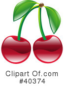 Cherry Clipart #40374 by AtStockIllustration