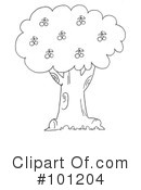 Cherry Tree Clipart #101204 by Hit Toon