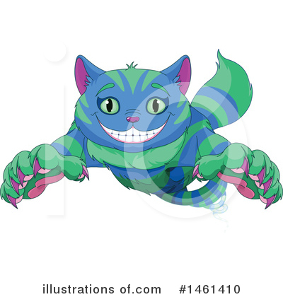 Royalty-Free (RF) Cheshire Cat Clipart Illustration by Pushkin - Stock Sample #1461410