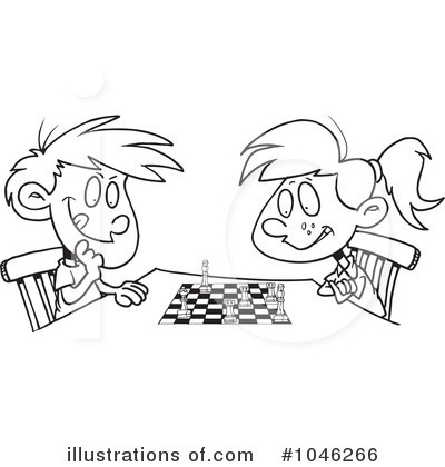 Royalty-Free (RF) Chess Clipart Illustration by toonaday - Stock Sample #1046266