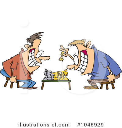 Royalty-Free (RF) Chess Clipart Illustration by toonaday - Stock Sample #1046929