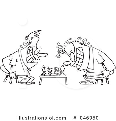 Royalty-Free (RF) Chess Clipart Illustration by toonaday - Stock Sample #1046950