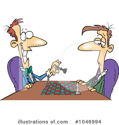 Royalty-Free (RF) Chess Clipart Illustration by toonaday - Stock Sample #1046994