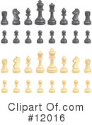 Chess Clipart #12016 by AtStockIllustration