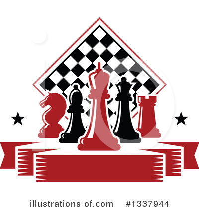 Royalty-Free (RF) Chess Clipart Illustration by Vector Tradition SM - Stock Sample #1337944