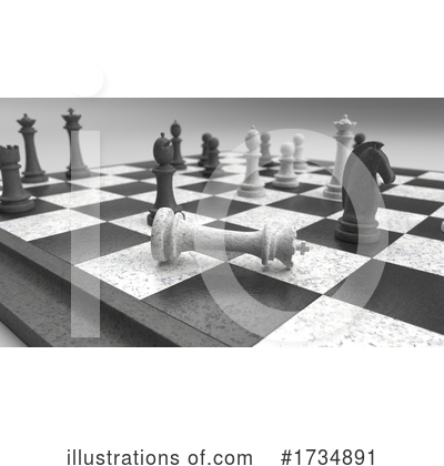 Royalty-Free (RF) Chess Clipart Illustration by KJ Pargeter - Stock Sample #1734891
